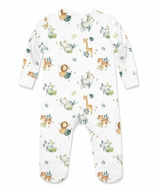 Cheapest π Little Millie White & Sage Storybook Animals Footie - Infant For Baby & Maternity π₯° 3 Cheapest π Little Millie White & Sage Storybook Animals Footie - Infant For Baby & Maternity π₯° - Image 3
