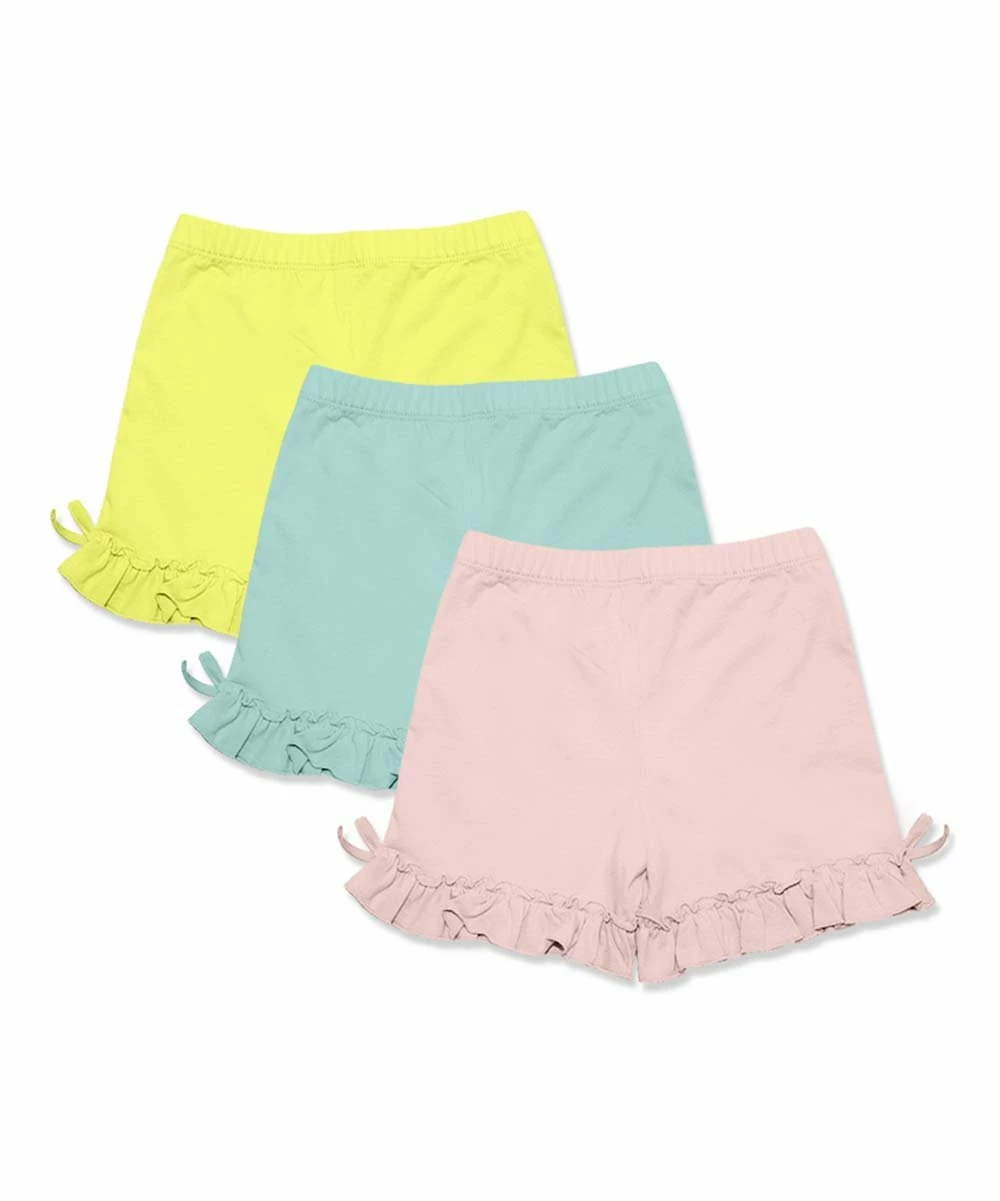 Buy π Simply Millie By Millie Loves Lily Lemon Bow-Accent Ruffle Shorts Set - π§ Girls For Kids π 3 Buy π Simply Millie By Millie Loves Lily Lemon Bow-Accent Ruffle Shorts Set - π§ Girls For Kids π - Image 3