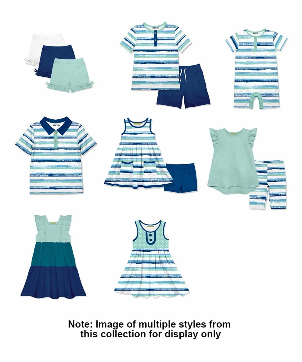 Discount β€οΈ Simply Millie By Millie Loves Lily Mint & Teal Color Block Angel-Sleeve Tiered A-Line π Dress - π§ Girls For Baby & Maternity π 2 Discount β€οΈ Simply Millie By Millie Loves Lily Mint & Teal Color Block Angel-Sleeve Tiered A-Line π Dress - π§ Girls For Baby & Maternity π - Image 2