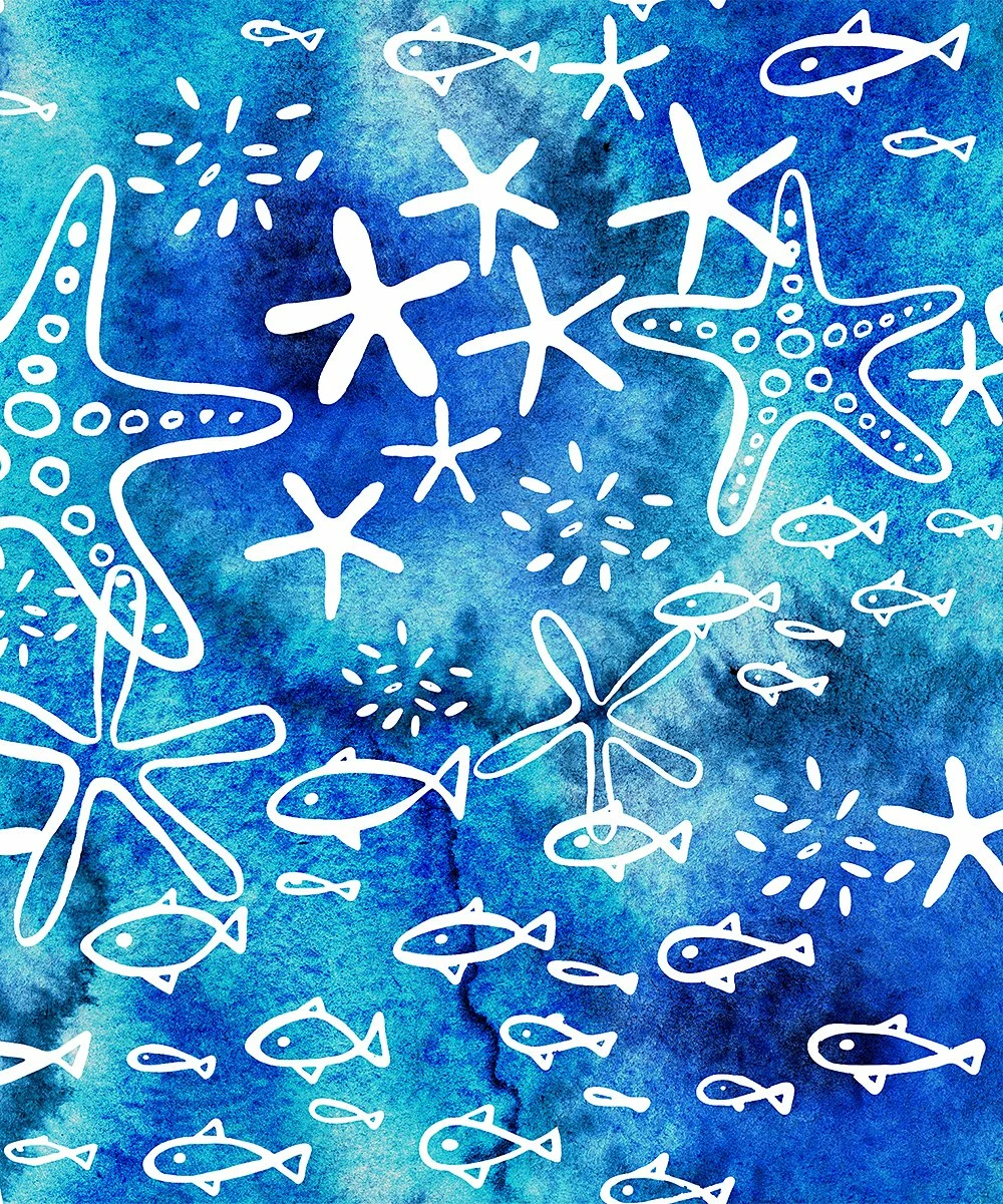 Wholesale β Millie Loves Lily Blue Underwater Ruffle-Hem Yoke π Dress - Infant, Toddler & π§ Girls For Kids π₯° 2 Wholesale β Millie Loves Lily Blue Underwater Ruffle-Hem Yoke π Dress - Infant, Toddler & π§ Girls For Kids π₯° - Image 2