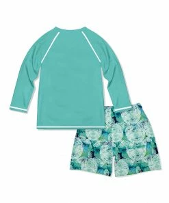 Flash Sale π Millie & Maxx Turquoise Tie-Dye Turtle Long-Sleeve Rashguard Set - Boys For Kids βοΈ 5 Flash Sale π Millie & Maxx Turquoise Tie-Dye Turtle Long-Sleeve Rashguard Set - Boys For Kids βοΈ -Little Millie-shop zu105043668 alt 2 tm1651618851