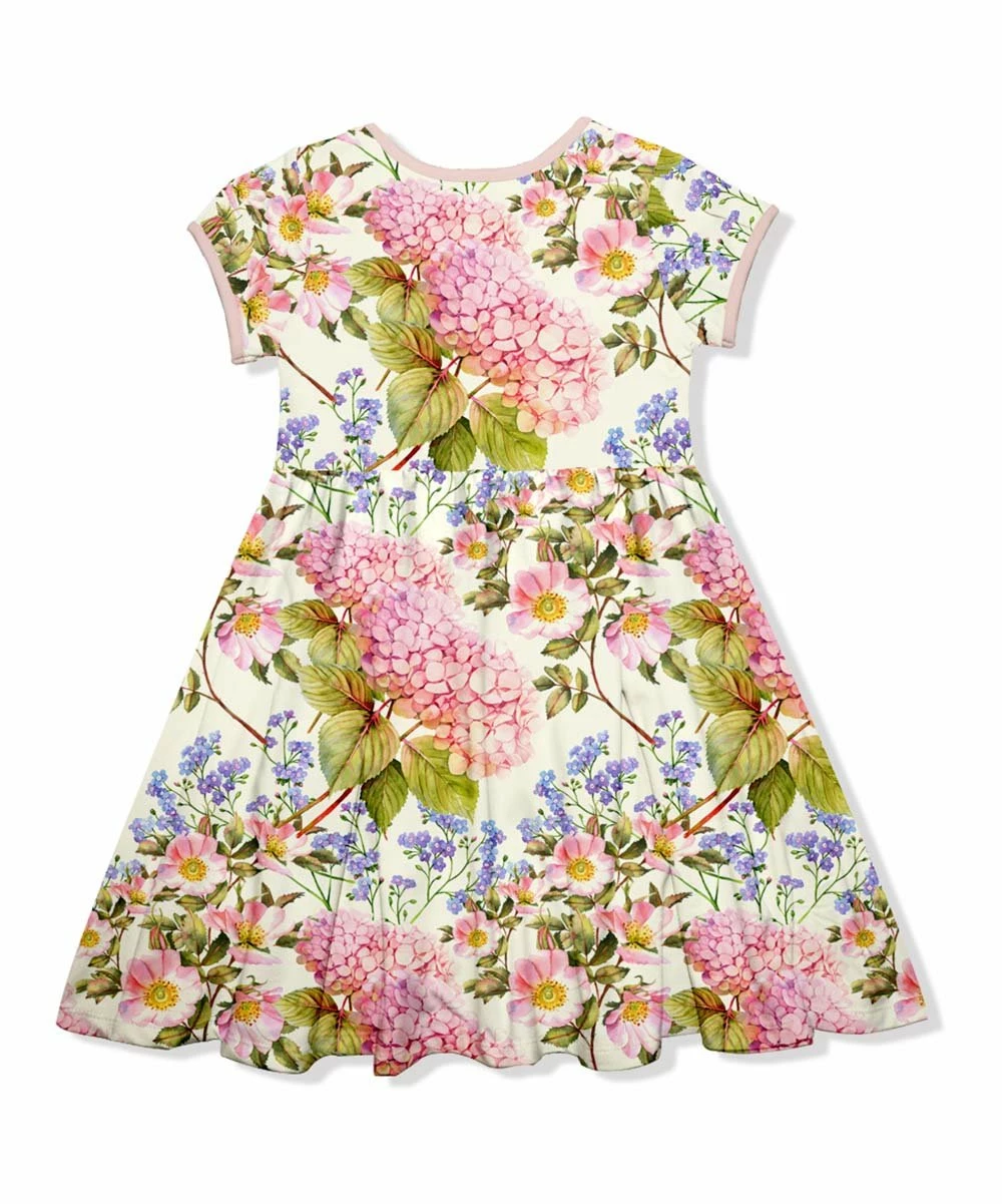 Brand new π Millie Loves Lily Cream Watercolor Floral Cap-Sleeve A-Line π Dress - π§ Girls For Kids 𧨠3 Brand new π Millie Loves Lily Cream Watercolor Floral Cap-Sleeve A-Line π Dress - π§ Girls For Kids 𧨠- Image 3