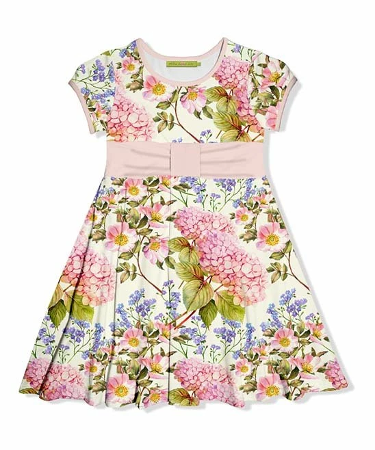 Brand new π Millie Loves Lily Cream Watercolor Floral Cap-Sleeve A-Line π Dress - π§ Girls For Kids 𧨠1 Brand new π Millie Loves Lily Cream Watercolor Floral Cap-Sleeve A-Line π Dress - π§ Girls For Kids π§¨