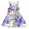 Deals 🧨 Millie+ By Millie Loves Lily Purple & Pink Floral Sleeveless A-Line 👗 Dress - 👧 Girls For Kids 😍