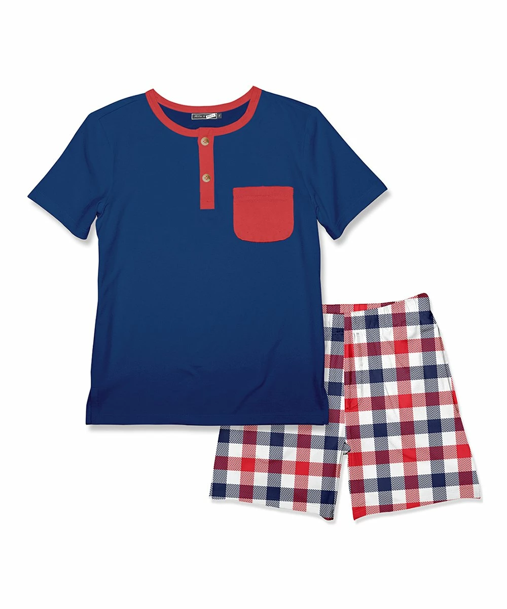 Best reviews of π Millie & Maxx Navy & Red Pocket Henley & Americana Check Pocket Shorts - Toddler & Boys For Kids π 1 Best reviews of π Millie & Maxx Navy & Red Pocket Henley & Americana Check Pocket Shorts - Toddler & Boys For Kids π