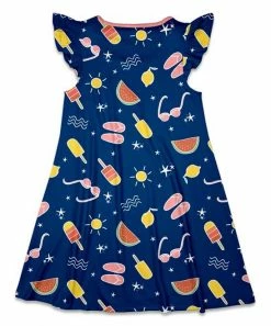 Top 10 β Millie Loves Lily Navy βοΈ Summer Treats Angel-Sleeve A-Line π Dress - π§ Girls For Kids π 5 Top 10 β Millie Loves Lily Navy βοΈ Summer Treats Angel-Sleeve A-Line π Dress - π§ Girls For Kids π -Little Millie-shop zu105092696 alt 2 tm1650309031