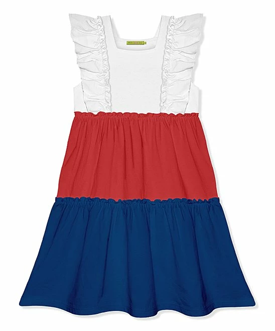 Coupon π Simply Millie By Millie Loves Lily Red & Cobalt Color Block Ruffle-Trim Square Neck A-Line π Dress - Infant For Baby & Maternity π 1 Coupon π Simply Millie By Millie Loves Lily Red & Cobalt Color Block Ruffle-Trim Square Neck A-Line π Dress - Infant For Baby & Maternity π