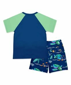 Top 10 π Millie & Maxx Navy & Jade Turtle Crewneck Tee & Swimming Turtle Pocket Shorts For Kids π 5 Top 10 π Millie & Maxx Navy & Jade Turtle Crewneck Tee & Swimming Turtle Pocket Shorts For Kids π -Little Millie-shop zu105411571 alt 2 tm1651064673