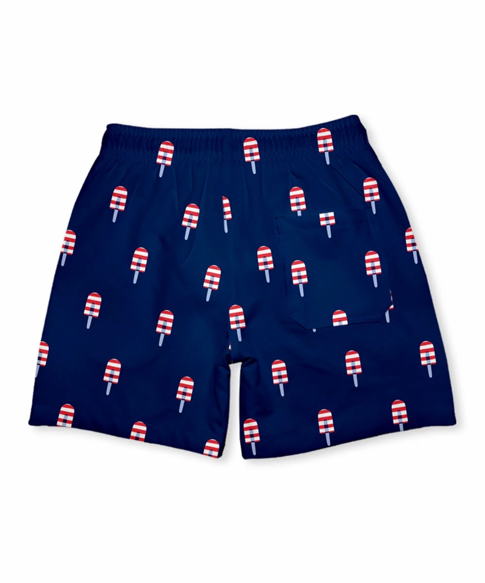 Discount π― Millie & Maxx Navy & Red Popsicles Swim Trunks - Toddler & Boys For Kids β¨ 3 Discount π― Millie & Maxx Navy & Red Popsicles Swim Trunks - Toddler & Boys For Kids β¨ - Image 3