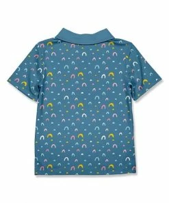 Promo π€© Millie & Maxx Teal Mini Rainbow Polo - Boys For Kids π― 5 Promo π€© Millie & Maxx Teal Mini Rainbow Polo - Boys For Kids π― -Little Millie-shop zu105709042 alt 2 tm1652125587