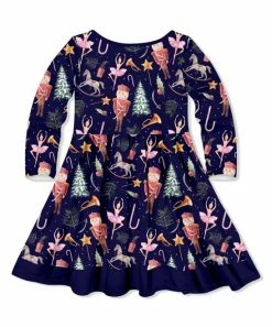 Cheap π Millie Loves Lily Dark Navy Nutcracker Dreams Button-Front Long-Sleeve A-Line π Dress - Toddler & π§ Girls For Kids β 5 Cheap π Millie Loves Lily Dark Navy Nutcracker Dreams Button-Front Long-Sleeve A-Line π Dress - Toddler & π§ Girls For Kids β -Little Millie-shop zu105901628 alt 2 tm1654540632