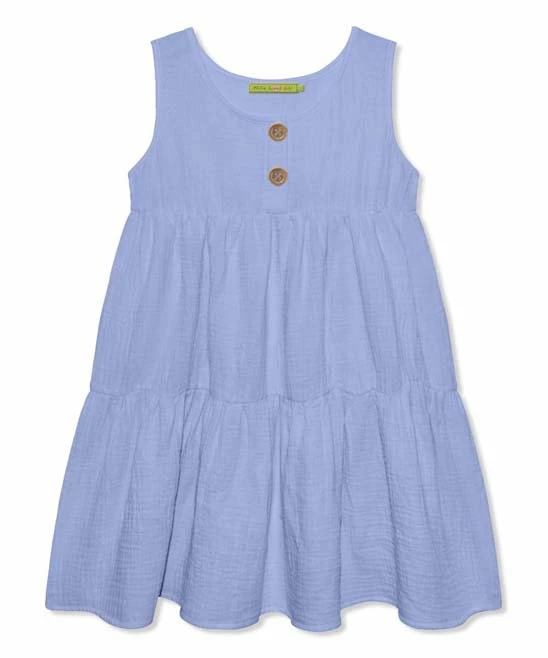 Best Pirce β€οΈ Simply Millie By Millie Loves Lily Periwinkle Gauze Tiered Sleeveless A-Line π Dress - π§ Girls For Kids π 1 Best Pirce β€οΈ Simply Millie By Millie Loves Lily Periwinkle Gauze Tiered Sleeveless A-Line π Dress - π§ Girls For Kids π