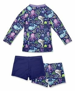 New π― Millie Loves Lily Dusty Navy & Pink Octopus Sea Long-Sleeve Rashguard Set - Toddler & π§ Girls For Kids π 5 New π― Millie Loves Lily Dusty Navy & Pink Octopus Sea Long-Sleeve Rashguard Set - Toddler & π§ Girls For Kids π -Little Millie-shop zu106507083 alt 2 tm1656678333