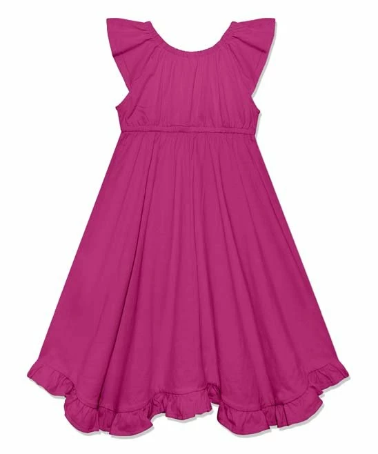 Hot Sale π Simply Millie By Millie Loves Lily Rose Violet Ruffle-Hem Angel-Sleeve π Dress - Toddler & π§ Girls For Kids π― 2 Hot Sale π Simply Millie By Millie Loves Lily Rose Violet Ruffle-Hem Angel-Sleeve π Dress - Toddler & π§ Girls For Kids π― - Image 2