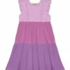 Best reviews of 🛒 Simply Millie By Millie Loves Lily Violet & Purple Color Block Angel-Sleeve A-Line 👗 Dress - Toddler & 👧 Girls For Kids 👍
