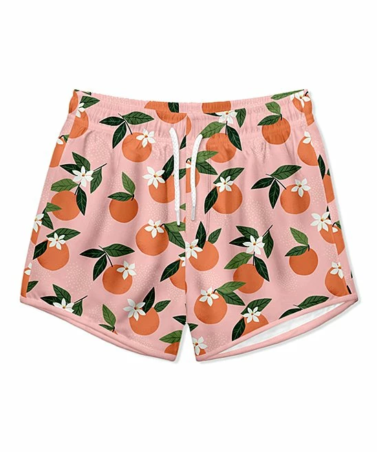 Flash Sale π Millie & Maxx Light Pink Peaches Swim Trunks - Toddler & Boys For Kids π 1 Flash Sale π Millie & Maxx Light Pink Peaches Swim Trunks - Toddler & Boys For Kids π