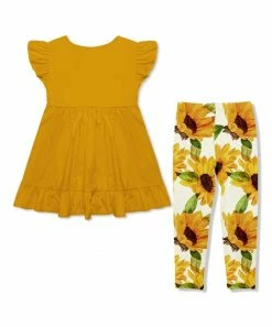 Top 10 π Millie Loves Lily Marigold Angel-Sleeve Babydoll Top & Sunflower Leggings - π§ Girls For Kids β 5 Top 10 π Millie Loves Lily Marigold Angel-Sleeve Babydoll Top & Sunflower Leggings - π§ Girls For Kids β -Little Millie-shop zu107159195 alt 2 tm1659467875