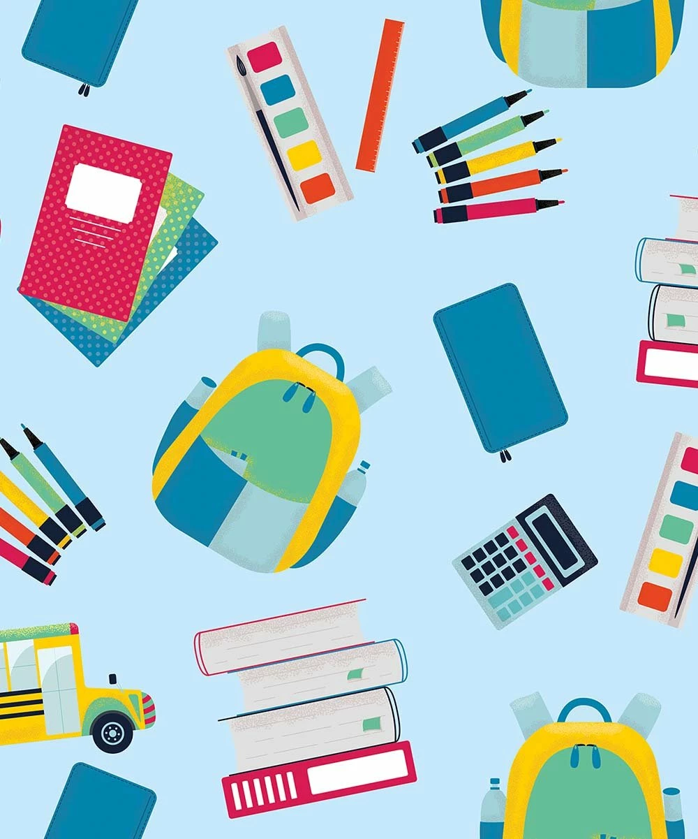 Best deal π Millie Loves Lily Light Blue School Supplies Patch-Pocket Angel-Sleeve π Dress - Toddler & π§ Girls For Kids π 2 Best deal π Millie Loves Lily Light Blue School Supplies Patch-Pocket Angel-Sleeve π Dress - Toddler & π§ Girls For Kids π - Image 2