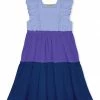 Best reviews of 😉 Simply Millie By Millie Loves Lily Periwinkle & Blue Iris Ruffle Tiered Square Neck A-Line 👗 Dress - Infant, Toddler & 👧 Girls For Kids 😀