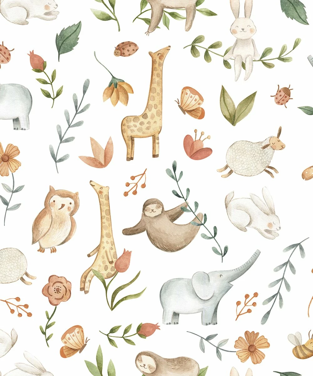 New π Little Millie White & Brown Safari Sam Button-Snap Tee & Olive Joggers - Infant & Toddler For Kids π 2 New π Little Millie White & Brown Safari Sam Button-Snap Tee & Olive Joggers - Infant & Toddler For Kids π - Image 2