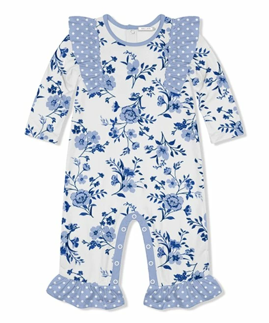 Best reviews of β Little Millie White & Periwinkle Simrin Floral Ruffle-Trim Playsuit - Infant For Kids π₯° 1 Best reviews of β Little Millie White & Periwinkle Simrin Floral Ruffle-Trim Playsuit - Infant For Kids π₯°