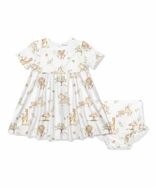 Best reviews of π Little Millie White & Brown Safari Sam Short-Sleeve A-Line π Dress & Diaper Cover - Infant & Toddler For Kids π₯ 1 Best reviews of π Little Millie White & Brown Safari Sam Short-Sleeve A-Line π Dress & Diaper Cover - Infant & Toddler For Kids π₯