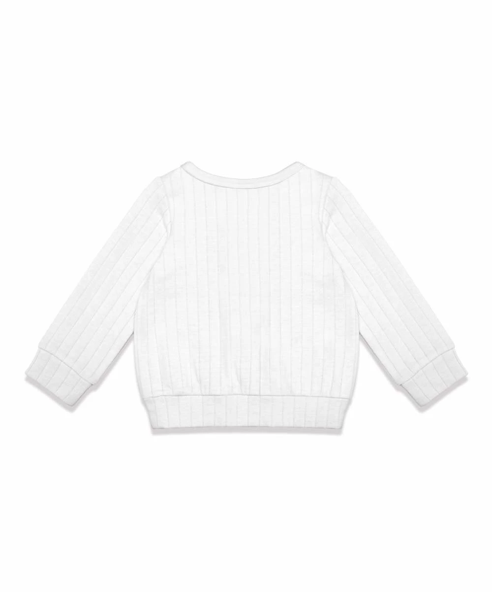 Coupon π Little Millie White Button-Up Cardigan - Infant For Kids π 2 Coupon π Little Millie White Button-Up Cardigan - Infant For Kids π - Image 2