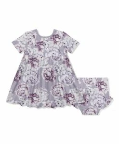 Budget π Little Millie Purple Gray Rose Short-Sleeve A-Line π Dress & Diaper Cover - Infant & Toddler For Kids 𧨠5 Budget π Little Millie Purple Gray Rose Short-Sleeve A-Line π Dress & Diaper Cover - Infant & Toddler For Kids 𧨠-Little Millie-shop zu107500506 alt 2 tm1660237926