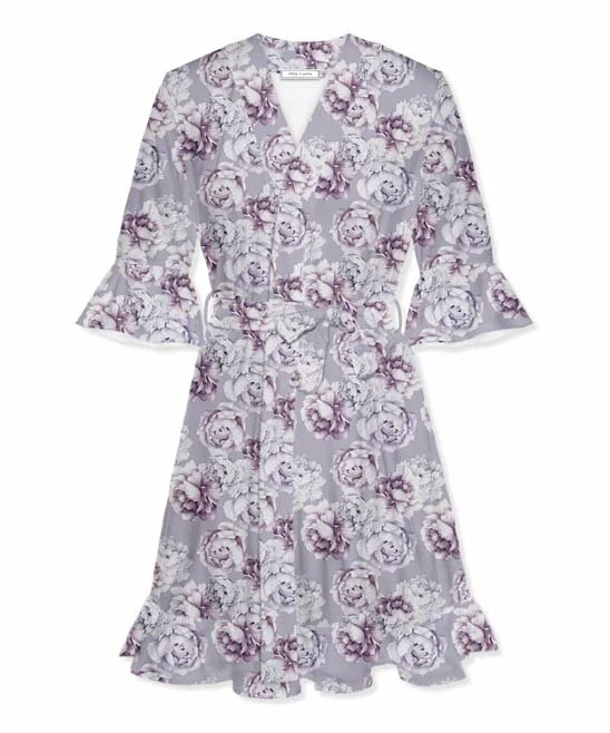 Cheapest π― Little Millie Dusty Purple Rose Ruffle-Hem Robe - π© Women β¨ 1 Cheapest π― Little Millie Dusty Purple Rose Ruffle-Hem Robe - π© Women β¨
