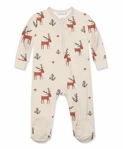Coupon βοΈ Little Millie Tan & Brown Woodland Reindeer Footie - Infant For Baby & Maternity π
