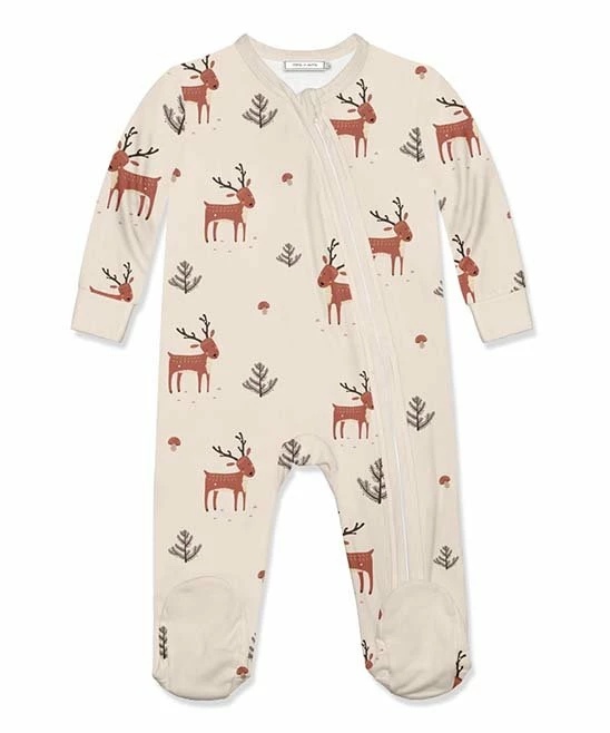 Coupon βοΈ Little Millie Tan & Brown Woodland Reindeer Footie - Infant For Baby & Maternity π 1 Coupon βοΈ Little Millie Tan & Brown Woodland Reindeer Footie - Infant For Baby & Maternity π