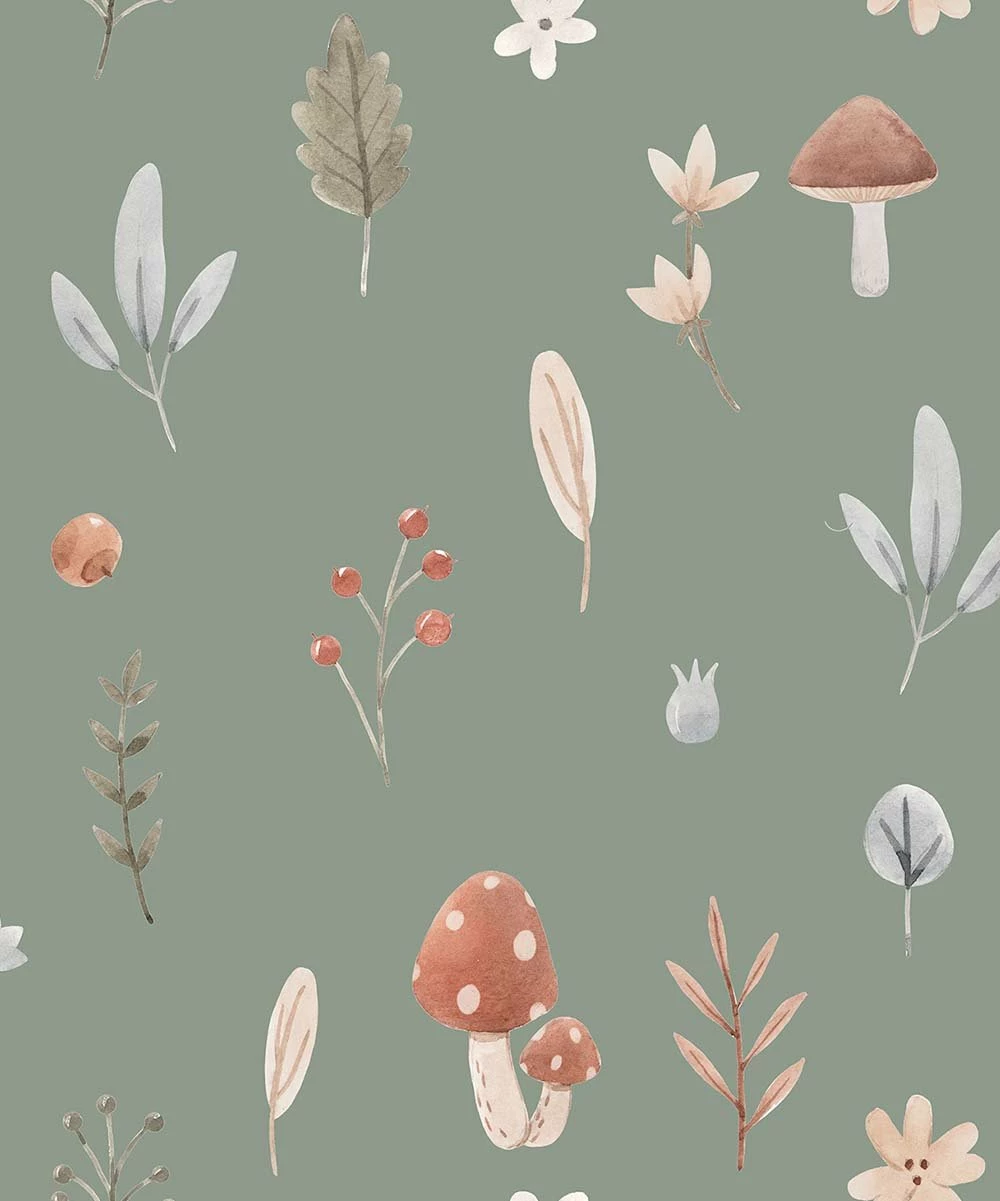 Hot Sale π₯° Little Millie Loden Frost Leaves & Mushrooms Footie - Infant For Baby & Maternity π 2 Hot Sale π₯° Little Millie Loden Frost Leaves & Mushrooms Footie - Infant For Baby & Maternity π - Image 2