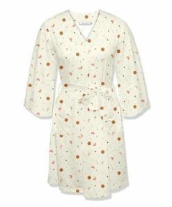 Buy 😉 Little Millie Cream & Light Coral Moons Star Robe - 👩 Women 😀
