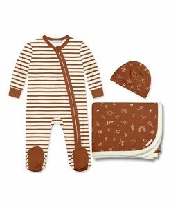 Best deal ⌛ Little Millie Baked Clay Leaves & Snails Long-Sleeve Footie Set - Infant For Baby & Maternity 💯