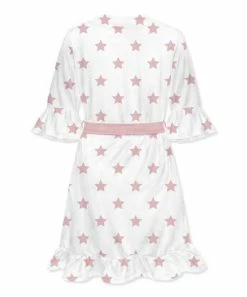 Outlet β Little Millie White & Pink Stars Ruffle-Hem Robe - π© Women π 5 Outlet β Little Millie White & Pink Stars Ruffle-Hem Robe - π© Women π -Little Millie-shop zu107507087 alt 2 tm1660237926