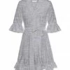 Outlet 😉 Little Millie Heather Gray Waffle-Knit Ruffle-Hem Robe - 👩 Women 🛒