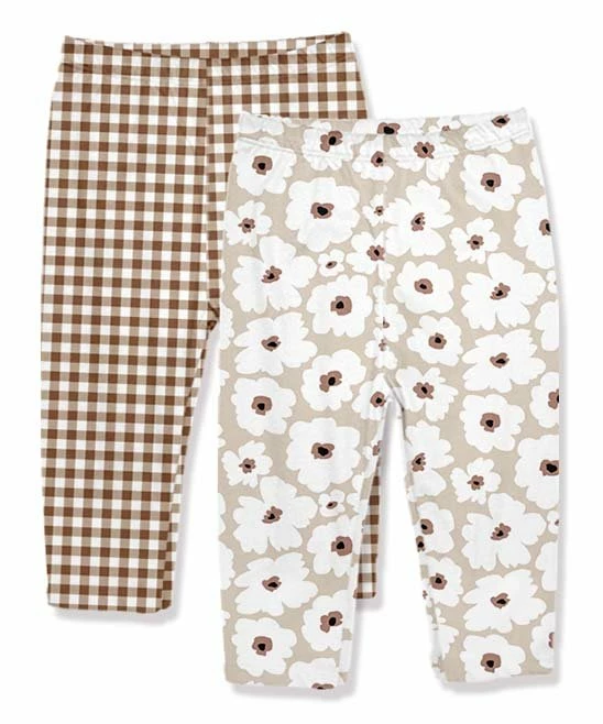 Cheapest π Little Millie Brown & White Flower Leggings Set - Infant & Toddler For Kids π 1 Cheapest π Little Millie Brown & White Flower Leggings Set - Infant & Toddler For Kids π