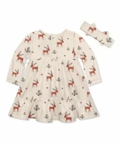 Cheapest π Little Millie Tan Woodland Reindeer π Dress & Bow-Accent Headband - Infant & Toddler For Baby & Maternity 𧨠5 Cheapest π Little Millie Tan Woodland Reindeer π Dress & Bow-Accent Headband - Infant & Toddler For Baby & Maternity 𧨠-Little Millie-shop zu107507346 alt 2 tm1662058957