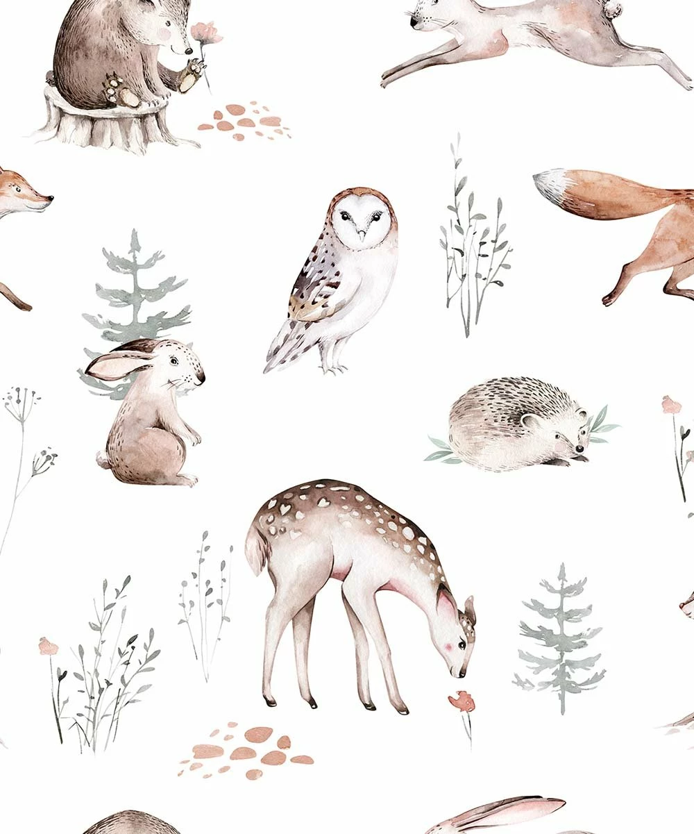 Hot Sale β¨ Little Millie White Woodland Animals Long-Sleeve Top & Brown Gignham Pants - Infant & Toddler For Kids π 2 Hot Sale β¨ Little Millie White Woodland Animals Long-Sleeve Top & Brown Gignham Pants - Infant & Toddler For Kids π - Image 2