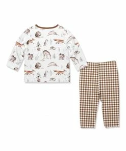 Hot Sale β¨ Little Millie White Woodland Animals Long-Sleeve Top & Brown Gignham Pants - Infant & Toddler For Kids π 5 Hot Sale β¨ Little Millie White Woodland Animals Long-Sleeve Top & Brown Gignham Pants - Infant & Toddler For Kids π -Little Millie-shop zu107507365 alt 2 tm1662058957