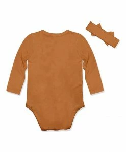 New ❤️ Little Millie Brown Rust Waffle-Knit Bodysuit & Bow-Accent Headband - Infant For Baby & Maternity ✔️ 5 New ❤️ Little Millie Brown Rust Waffle-Knit Bodysuit & Bow-Accent Headband - Infant For Baby & Maternity ✔️ -Little Millie-shop zu107507373 alt 2 tm1662058957
