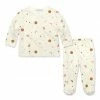 Discount 💯 Little Millie Cream Moons Stars Long-Sleeve Top & Pants - Infant For Baby & Maternity 🔔