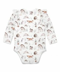 Hot Sale π₯ Little Millie White & Brown Woodland Ruffle-Trim Bodysuit - Infant For Baby & Maternity β¨ 5 Hot Sale π₯ Little Millie White & Brown Woodland Ruffle-Trim Bodysuit - Infant For Baby & Maternity β¨ -Little Millie-shop zu107507412 alt 2 tm1662058957