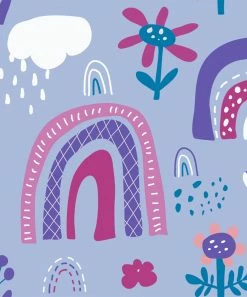 Coupon 🧨 Millie Loves Lily White & Periwinkle Spring Rainbow Leggings Set - 👧 Girls For Kids 🥰 -Little Millie-shop zu107509707 alt 2 tm1658260638