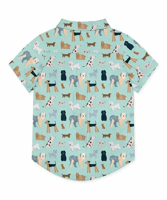 Coupon ๐ Millie & Maxx Mint ๐ฆฎ Dogs Short-Sleeve Button-Up - Toddler & Boys For Kids ๐ 3 Coupon ๐ Millie & Maxx Mint ๐ฆฎ Dogs Short-Sleeve Button-Up - Toddler & Boys For Kids ๐ - Image 3