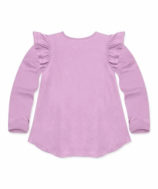 Brand new π Simply Millie By Millie Loves Lily Lilac 'Trick Or Treat' π§ Halloween Ruffle Long-Sleeve Hi-Low Top - Toddler & π§ Girls For Kids βοΈ 3 Brand new π Simply Millie By Millie Loves Lily Lilac 'Trick Or Treat' π§ Halloween Ruffle Long-Sleeve Hi-Low Top - Toddler & π§ Girls For Kids βοΈ - Image 3