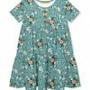 Deals 😉 Millie Loves Lily Nile Blue Floral Garden Tiered Button-Front A-Line 👗 Dress - Infant, Toddler & 👧 Girls For Baby & Maternity 🔥