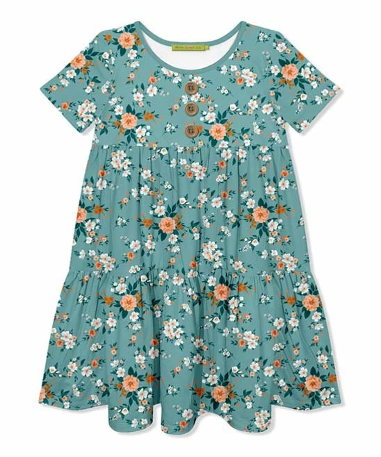 Deals π Millie Loves Lily Nile Blue Floral Garden Tiered Button-Front A-Line π Dress - Infant, Toddler & π§ Girls For Baby & Maternity π₯ 1 Deals π Millie Loves Lily Nile Blue Floral Garden Tiered Button-Front A-Line π Dress - Infant, Toddler & π§ Girls For Baby & Maternity π₯