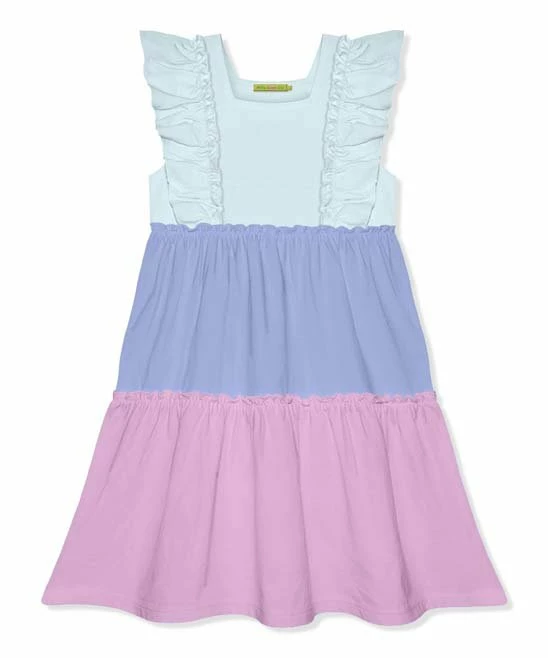 Cheapest π Simply Millie By Millie Loves Lily Ice Blue & Lilac Color Block Ruffle Tiered A-Line π Dress - Infant, Toddler & π§ Girls For Kids π₯° 1 Cheapest π Simply Millie By Millie Loves Lily Ice Blue & Lilac Color Block Ruffle Tiered A-Line π Dress - Infant, Toddler & π§ Girls For Kids π₯°