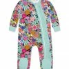 Wholesale ✔️ Little Millie Mint Kitten Floral Ruffle-Trim Footie - Infant For Baby & Maternity ✔️